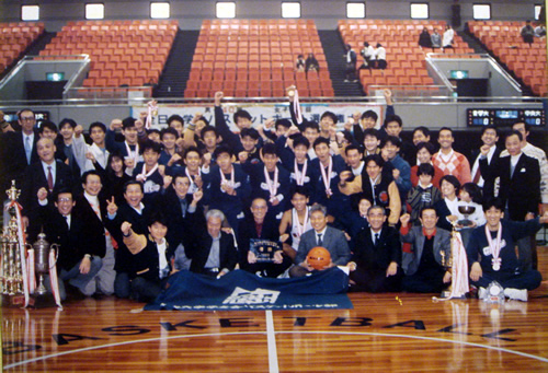 昭和63年/ 第40回（大阪）全日本学生バスケットボール選手権優勝！